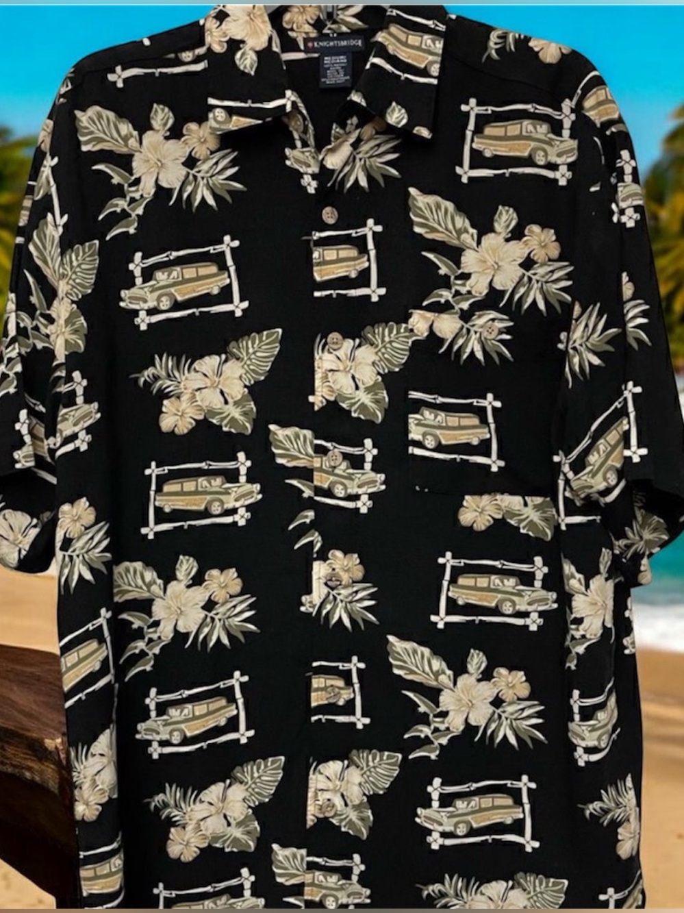 Knightsbridge  Hawaiian Shirt Size Medium